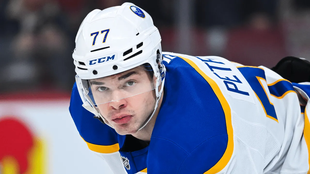 Peterka Ditukar ke Mammoth oleh Sabres untuk Kesselring, Doan